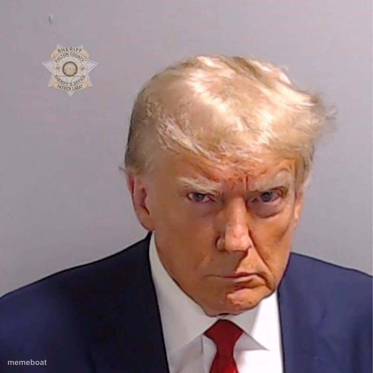 Trump mugshot - meme generator image preview