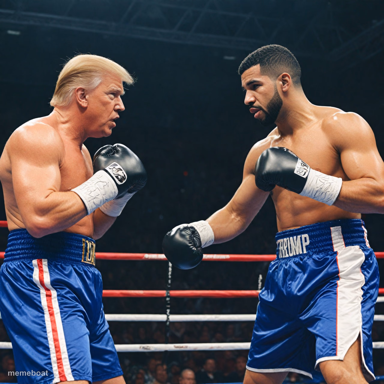 trump vs drake - meme generator image preview