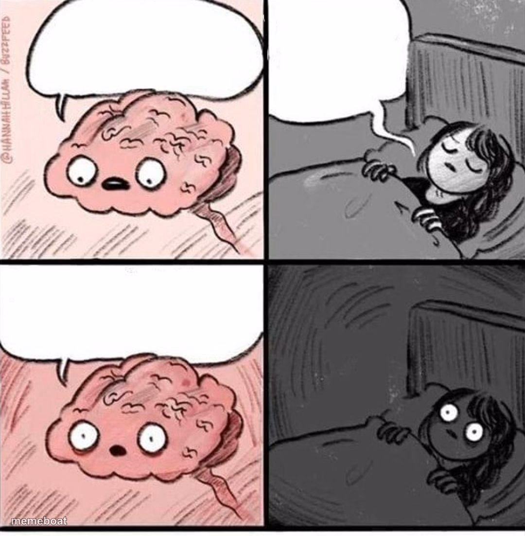 Trying to sleep - meme generator image preview