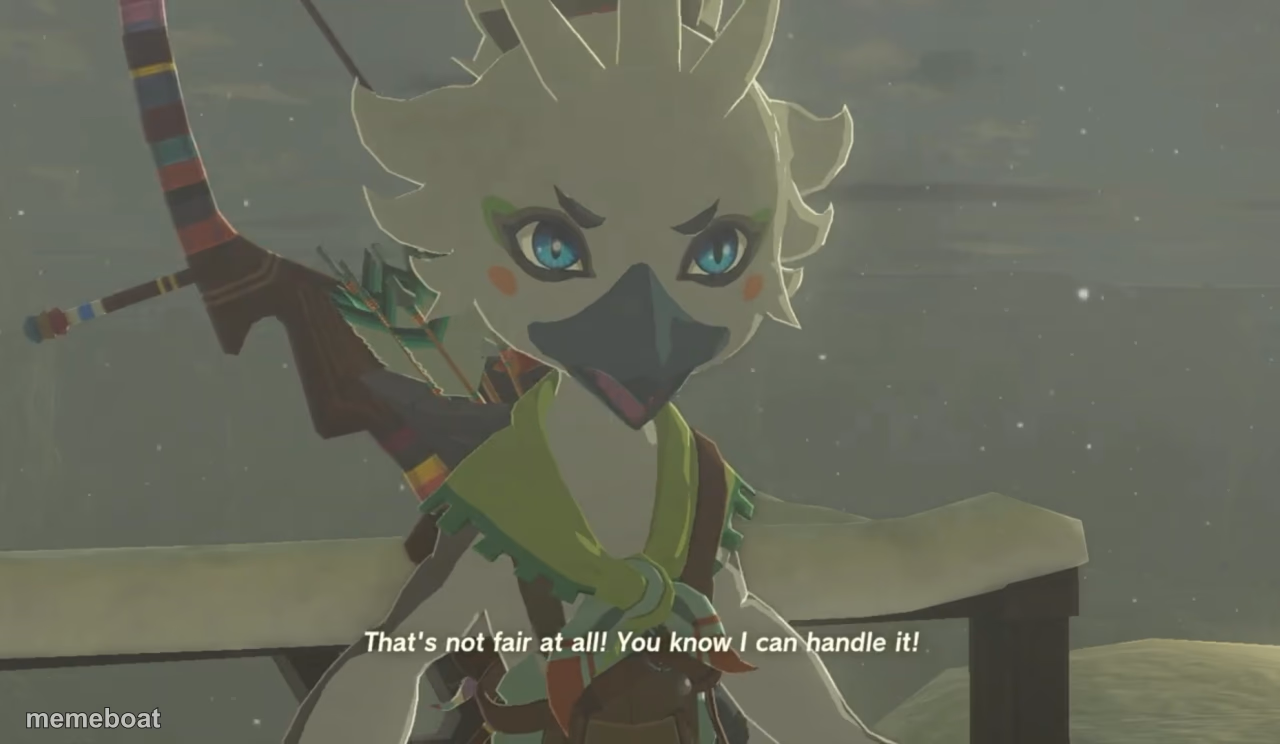 Tulin that's not fair at all You know I can handle it - meme generator image preview