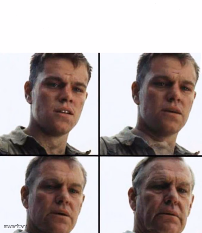 Turning Old - meme generator image preview