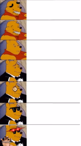 Tuxedo Winnie the pooh 7 panel