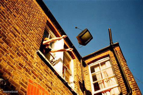 TV out the window - meme generator image preview