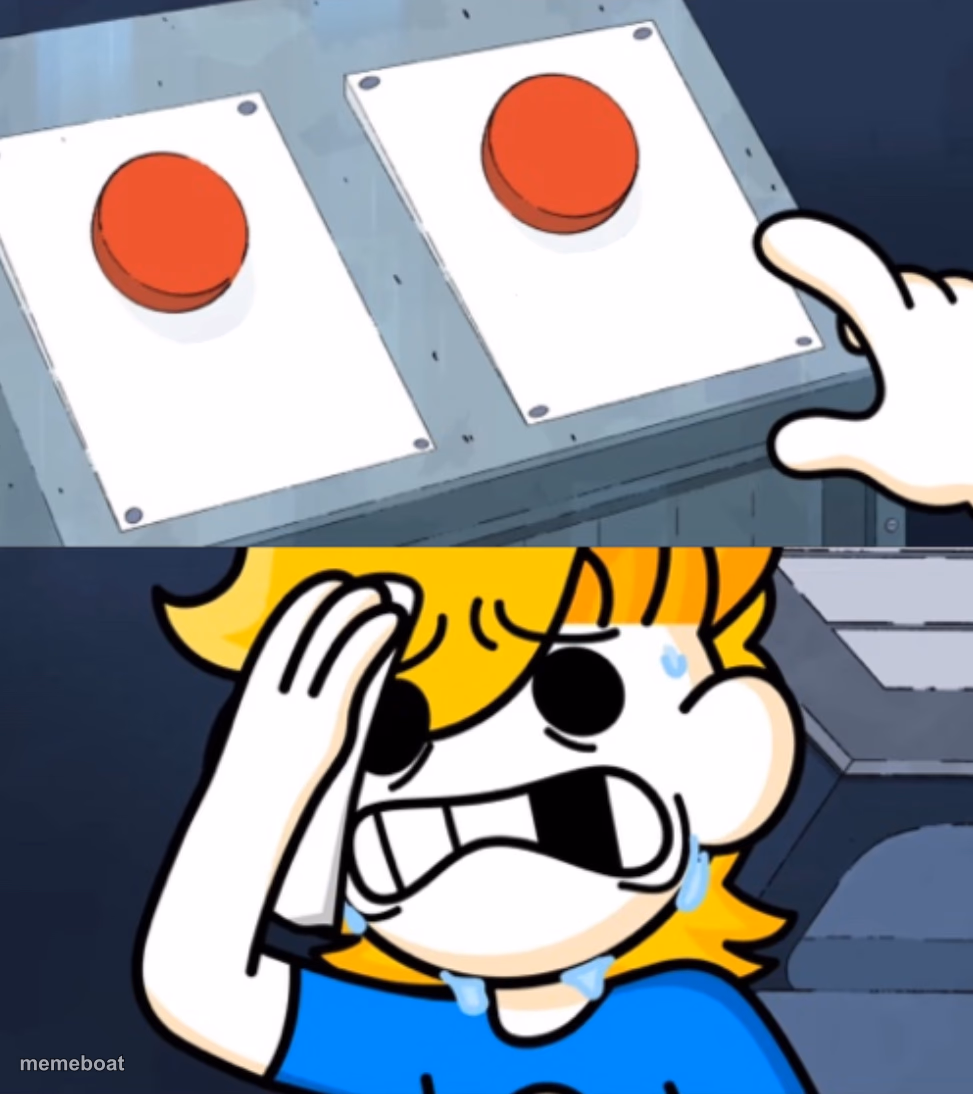 Two Buttons, Bryson Edition - meme generator image preview