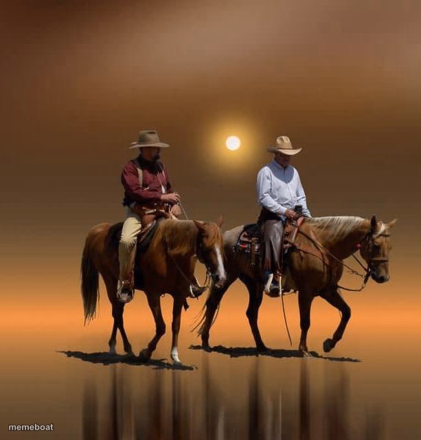two cowboys - meme generator image preview