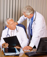 Two Doctors Talking