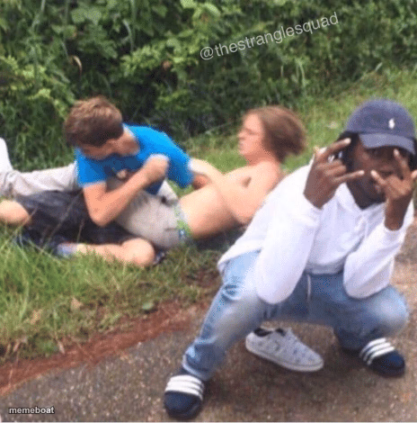 Two guys fighting - meme generator image preview