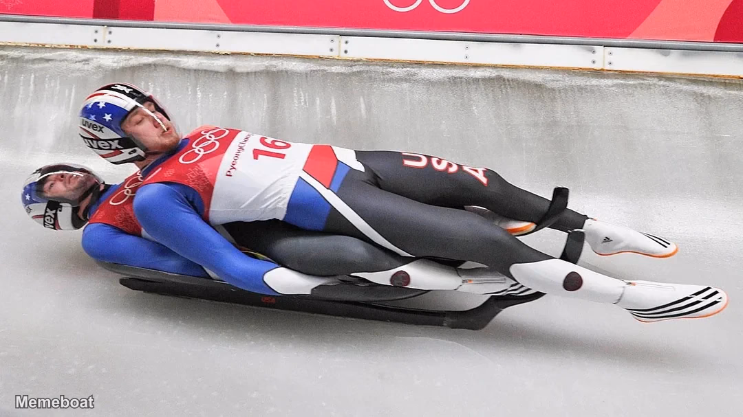 Two-man Luge - meme generator image preview