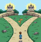 Two paths but they're both good