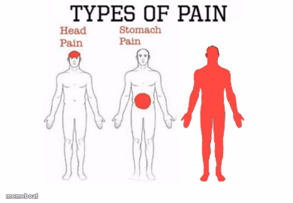 Types of Pain - meme generator image preview