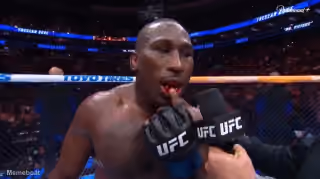 UFC teeth knocked out