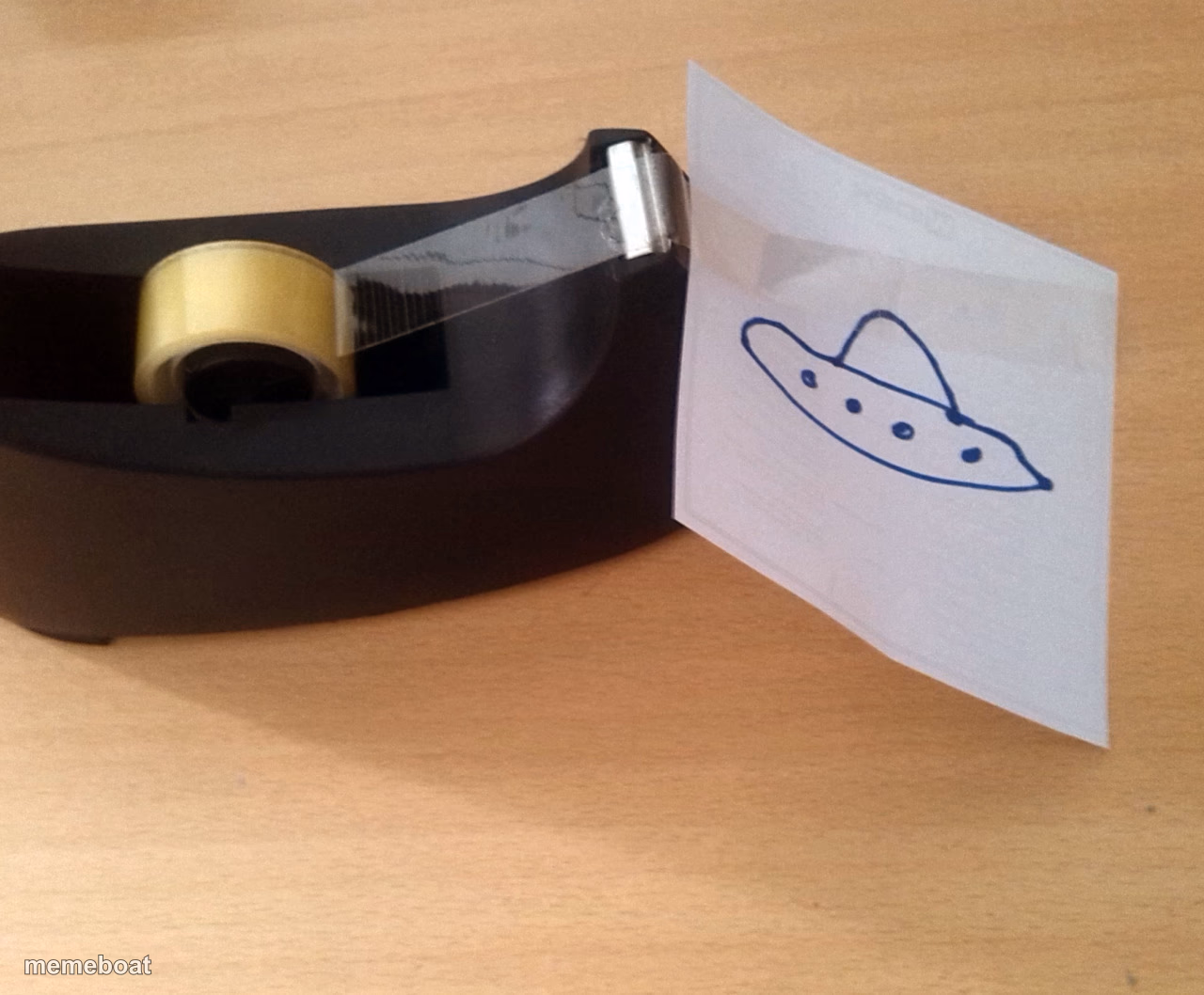 UFO Caught On Tape - meme generator image preview