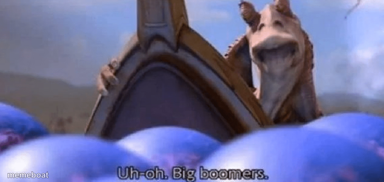 uh-oh big boomers - meme generator image preview