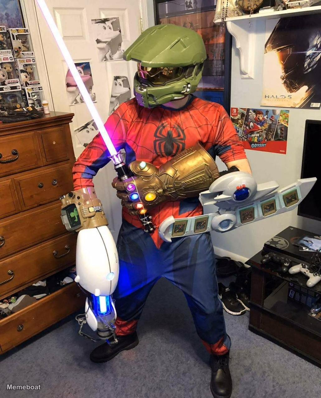 Ultimate Crossover Cosplay - meme generator image preview