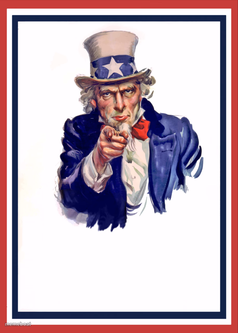 Uncle sam - meme generator image preview