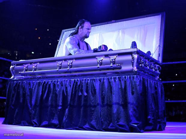 undertaker trolled - meme generator image preview
