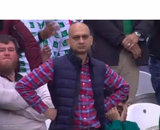 Unimpressed man