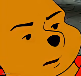 Unimpressed Winnie the Pooh