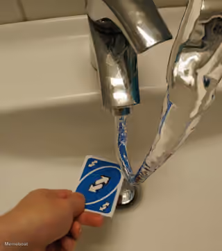 Uno Reverse Card Sink Drain