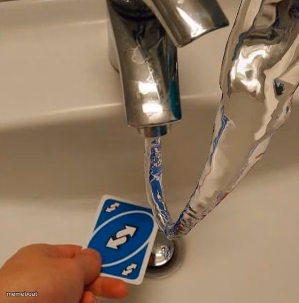 Uno reverse water - meme generator image preview