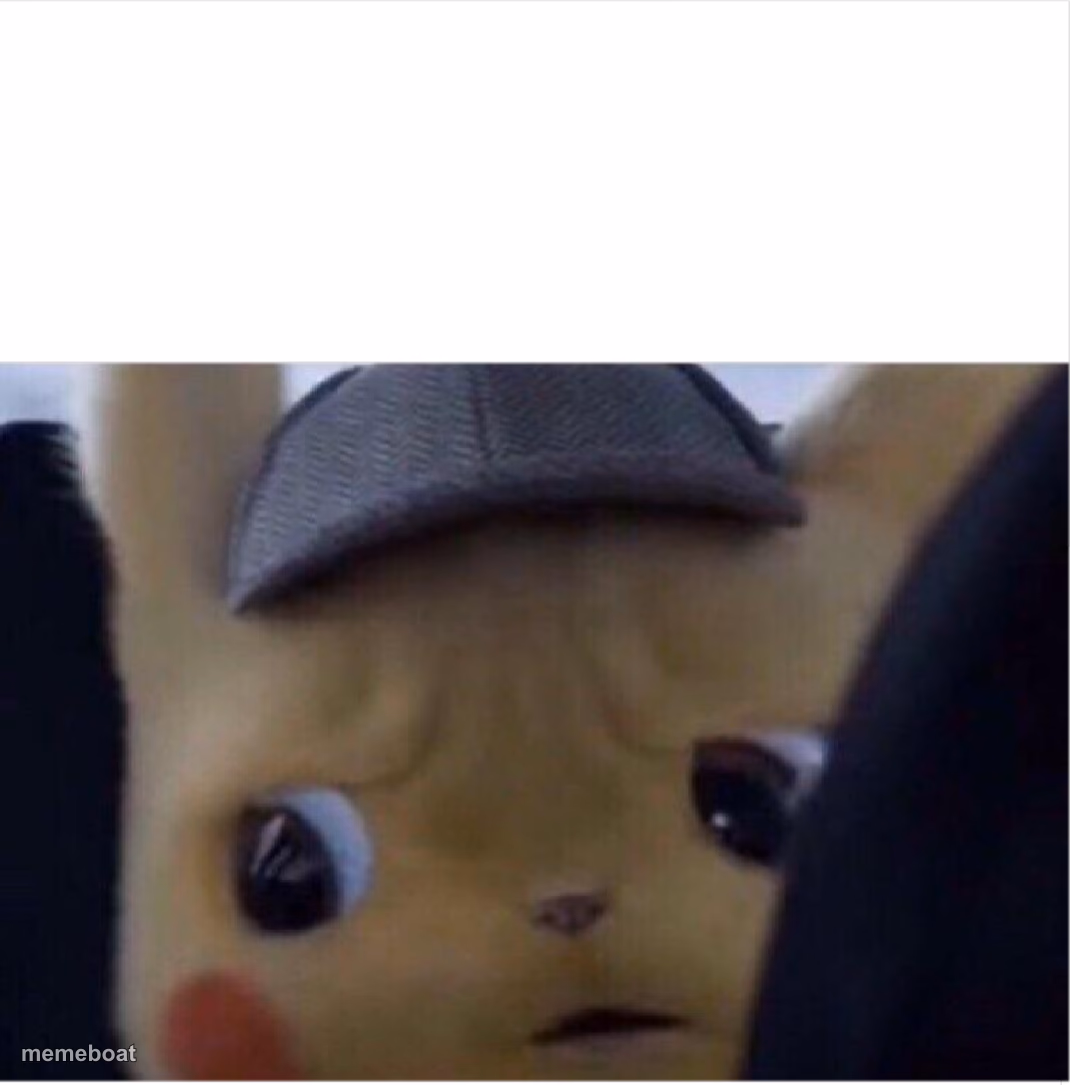 Unsettled Pikachu - meme generator image preview
