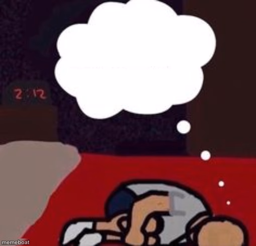 up thinking in the morning blank template - meme generator image preview