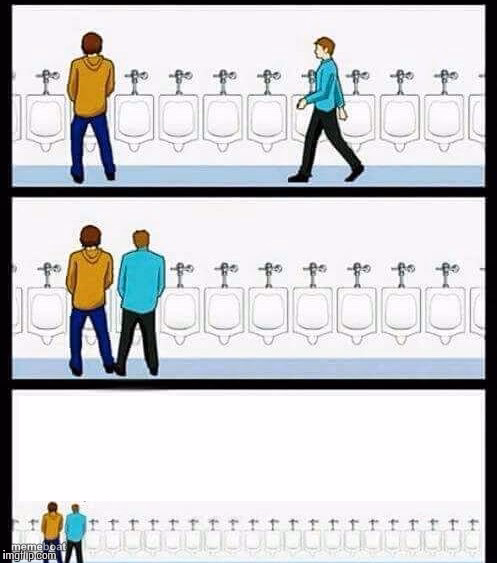 Urinal Guy (More text room) - meme generator image preview