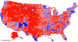 US ELECTORAL MAP - COUNTIES