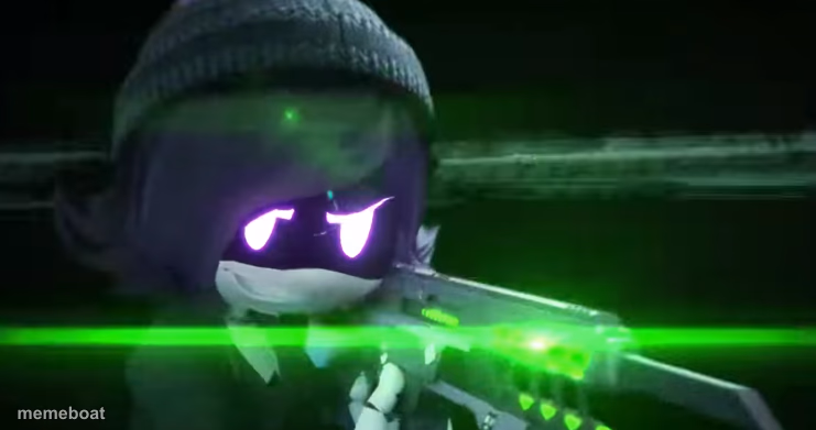 Uzi with a rail-gun - meme generator image preview