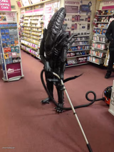 Vacuuming Alien