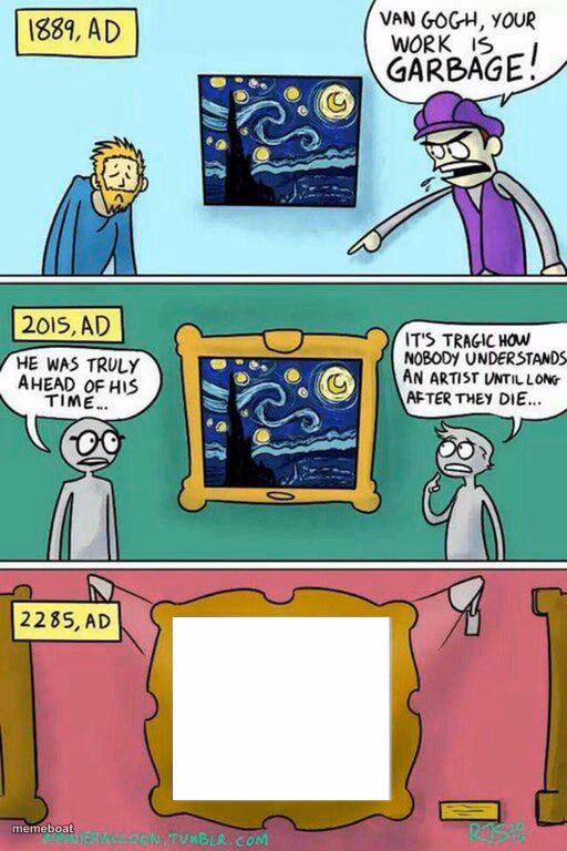 Van Gogh Meme Template - meme generator image preview