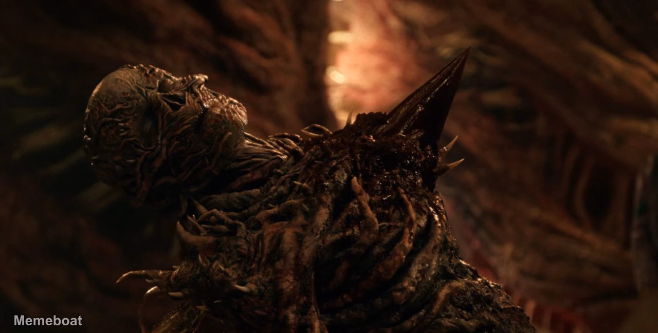 Vecna Stabbed to Death "Stranger Things S05" - meme generator image preview