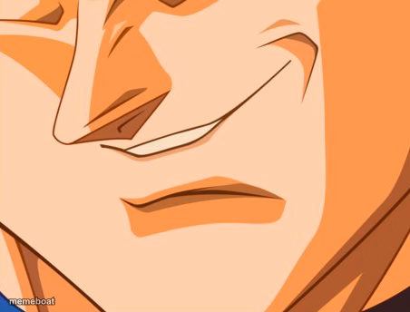 Vegeta evil smile - meme generator image preview