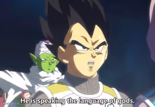 Vegeta Language of Gods
