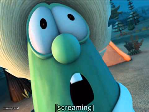 Veggie tales scream - meme generator image preview
