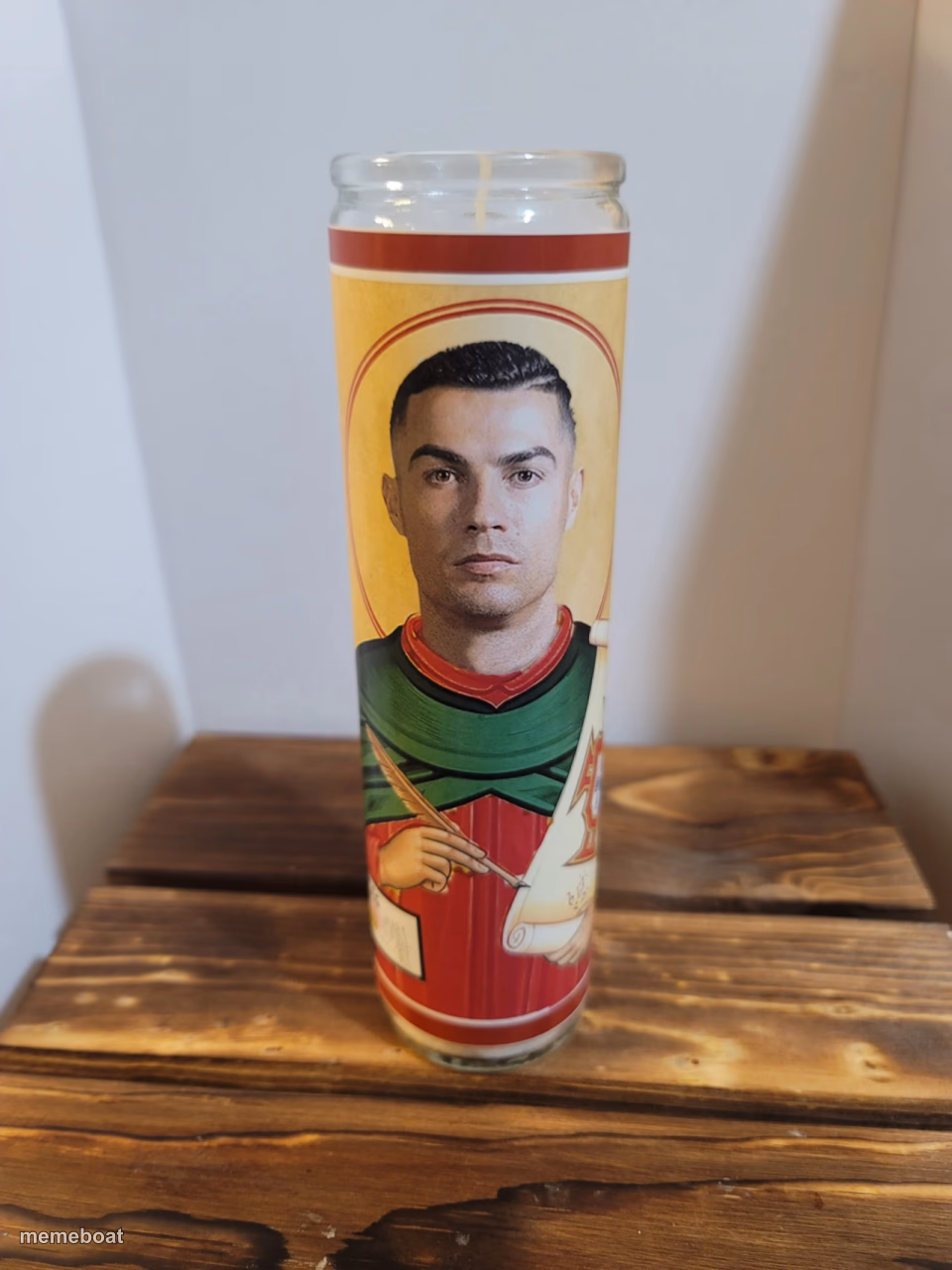 Ronaldo Prayer Candle - meme generator image preview