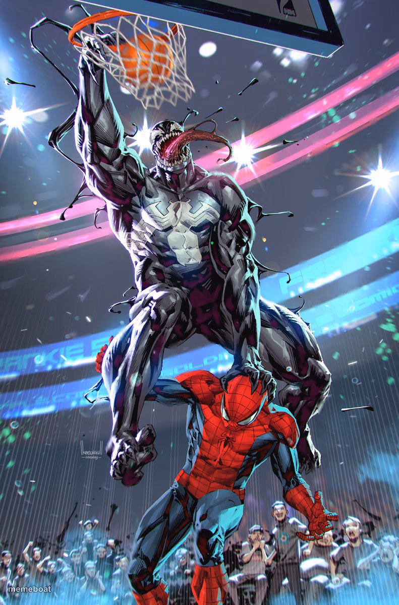 Venom slam dunk - meme generator image preview