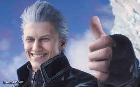 Vergil Pepsodent Smile - meme generator image preview