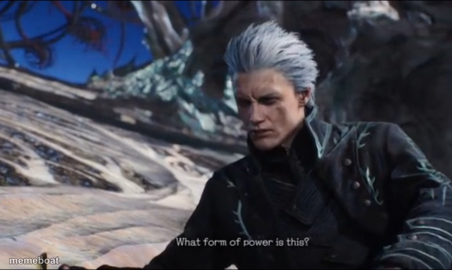 vergil - what sort of power is this - meme generator image preview