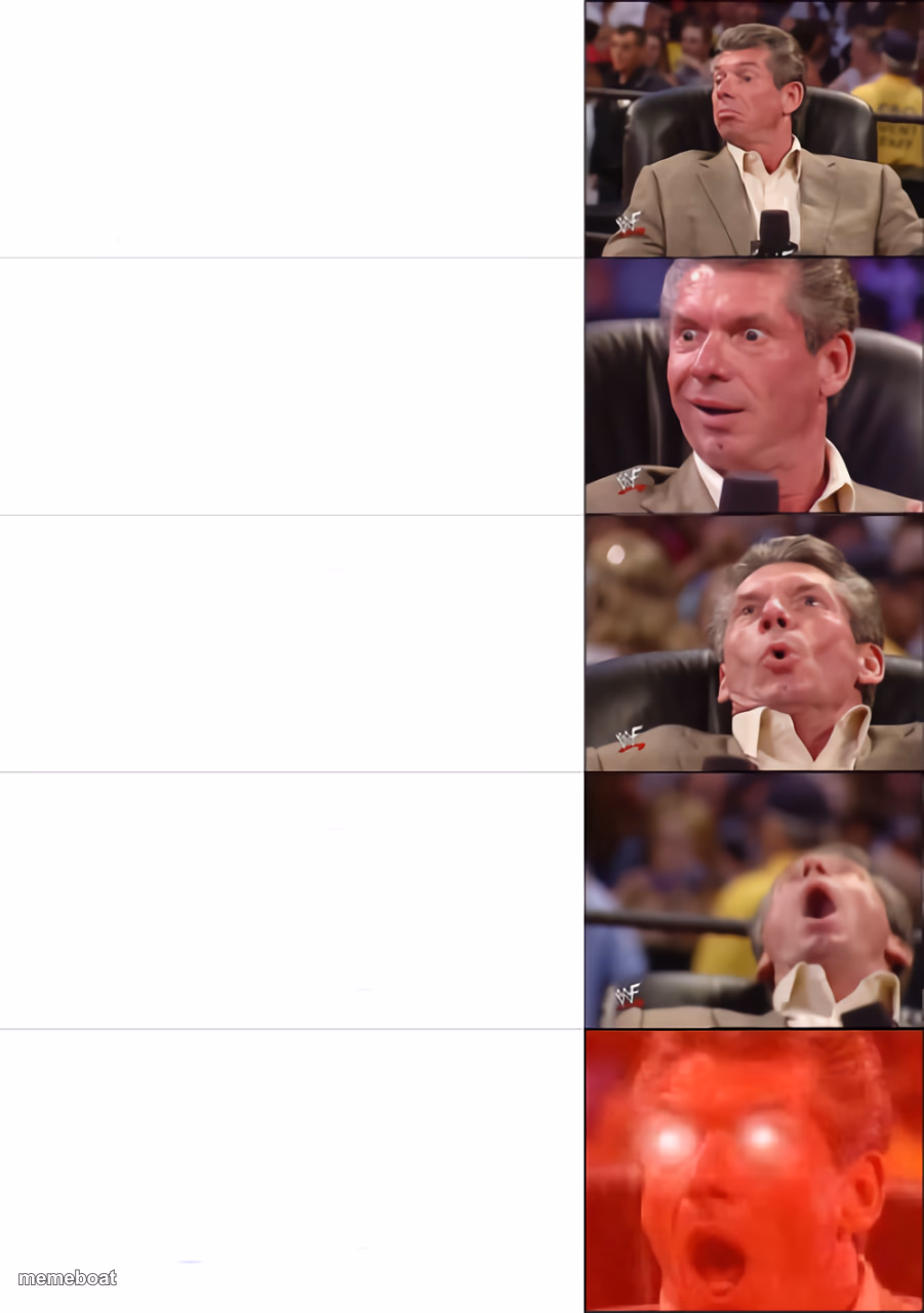 Vince McMahon 5 tier - meme generator image preview