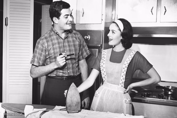 Vintage Husband and Wife - meme generator image preview