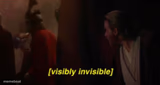 Visibly invisible