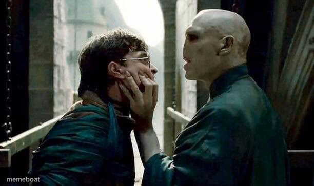Voldemort and Harry - meme generator image preview