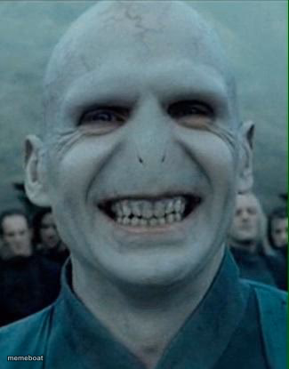 Voldemort Grin - meme generator image preview