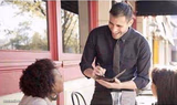 waiter taking order