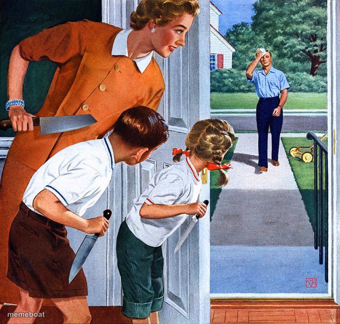 waiting for dad - meme generator image preview
