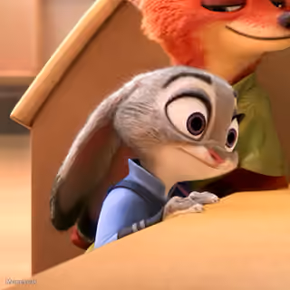 Peeking Judy Hopps