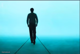 walking away