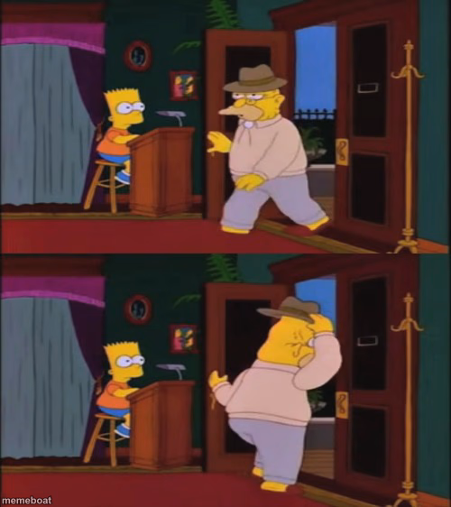 Walking in and out - meme generator image preview
