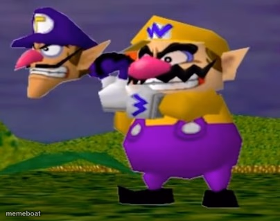 Waluigi launcher - meme generator image preview
